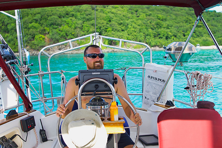 Sailing-Blog-Cruising-Caribbean-Young-Couple-Boat-Dog-Puerto-Rico-Vieques--to-Culebra-Spanish-Virgin-Islands-Sailboat-Fishing-King-Mackerel-Fish-Cayo-Luis-Pena-Culebra-LAHOWIND-eIMG_6063