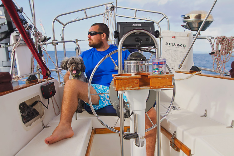 Sailing-Blog-Cruising-Caribbean-Young-Couple-Boat-Dog-Puerto-Rico-Vieques--to-Culebra-Spanish-Virgin-Islands-Sailboat-Fishing-King-Mackerel-Fish-LAHOWIND-eIMG_5841